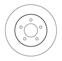 NF PARTS Тормозной диск 209301NF